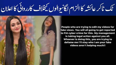 ayesha tiktoker leak video|Tiktoker Ayesha Response on Her Alleged Leaked Video .